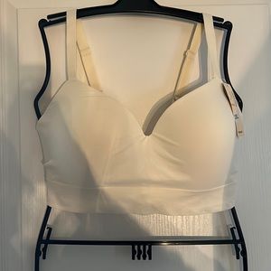 Truekind 2xl new with tags ivory full coverage 4 hook no underwire bra